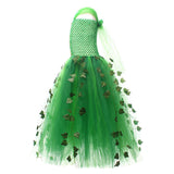 Cosplay Costume Poison Ivy Batman Film Cosplay Robe Verte Enfant