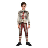 Cosplay Costume Twisty American Horror Story 13(2026) Film Cosplay Combinaison Grise Enfant