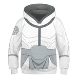 Déguisement Conquest Viltrumite Invincible(2026) TV Sweat à Capuche Blanc Enfant