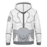 Costume Conquest Viltrumite Invincible(2026) TV Sweat à Capuche Blanc Homme