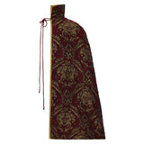 Costume Roi du Moyen Âge Cape Marron à Demi-Epaules Homme