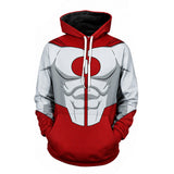 Costume Thragg Invincible(2026) TV Sweat à Capuche Rouge Homme