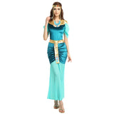 Déguisement Adulte Pharaon Egyptien Cléopâtre Costume Pour Halloween Ver.2