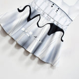 Déguisement Fille La Guerre des Étoiles Stormtrooper/Darth Vader Robe Costume d'Halloween