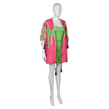 Déguisement ABBA Femme  Agnetha Faltskong 1970s Tenue Rose-vert Costume Vintage