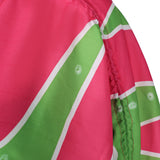 Déguisement ABBA Femme  Agnetha Faltskong 1970s Tenue Rose-vert Costume Vintage