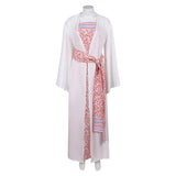 Déguisement ABBA Femme Anni-Frid Lyngstad 1970s Robe Rose et Blanche Costume Vintage