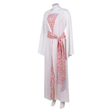 Déguisement ABBA Femme Anni-Frid Lyngstad 1970s Robe Rose et Blanche Costume Vintage