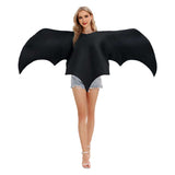 Déguisement Adulte & Enfant Bat Chauve-souris Ailes Costume Noir pour Halloween Carnaval