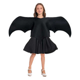 Déguisement Adulte & Enfant Bat Chauve-souris Ailes Costume Noir pour Halloween Carnaval