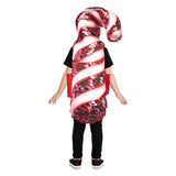 Déguisement Adulte & Enfant Bonbons Sucre d'Orge Costume Rouge et Blanc Parent-enfant pour Noël
