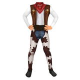 Déguisement Adulte & Enfant Cowboy Occidental Combinaison Costume d'Halloween