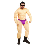 Déguisement Adulte & Enfant Homme Musclé Combinaison Costume d'Halloween