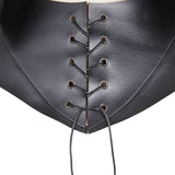 Déguisement Adulte Col Debout Médiéval Noir Châle Capuche Costume