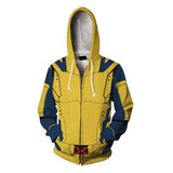 Déguisement Adulte Deadpool & Wolverine(2024) Wolverine Sweat-Shirt à Capuche Costume