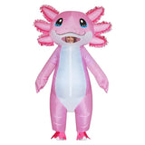 Déguisement Adulte Gonflable Salamandre Rose Costume d'Halloween