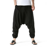 Déguisement Adulte Homme Sarouel Pantalon Costume Noir Vintage