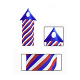 Déguisement Adulte Independence Day Striped Salute 3D Imprimé Costume Amusant