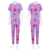 Déguisement Adulte KPop Demon Hunters Huntrix Zoey Pyjama Costume Violet pour Carnaval