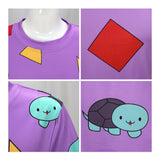 Déguisement Adulte KPop Demon Hunters Huntrix Zoey Pyjama Costume Violet pour Carnaval
