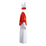 Déguisement Adulte Le Pape Tenue Rouge et Blanche Cosplay Costume