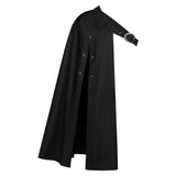 Déguisement Adulte Longue Cape Médiévale Noire pour Renaissance Soirée