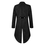 Déguisement Adulte Médiéval Frac Zippé Vintage Costume Noir