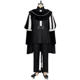 Déguisement Adulte Roi Tudor Tenue de Monarque Noire de La Renaissance Costume Élisabéthain pour Halloween