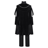 Déguisement Adulte Roi Tudor Tenue de Monarque Noire de La Renaissance Costume Élisabéthain pour Halloween