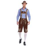 Déguisement Adulte Salopette Tenue Bleue Costume pour Oktoberfest Ver.2