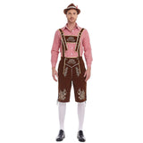 Déguisement Adulte Salopette Tenue Rouge Costume pour Oktoberfest Ver.2