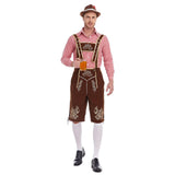 Déguisement Adulte Salopette Tenue Rouge Costume pour Oktoberfest Ver.2