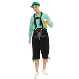 Déguisement Adulte Salopette Tenue Verte Costume pour Oktoberfest