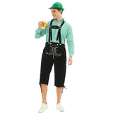 Déguisement Adulte Salopette Tenue Verte Costume pour Oktoberfest