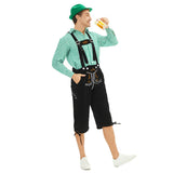 Déguisement Adulte Salopette Tenue Verte Costume pour Oktoberfest