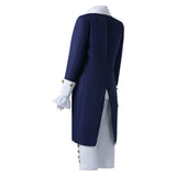 Déguisement Adulte Tenue de Comte Colonial Costume Bleu pour Halloween Carnaval