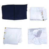 Déguisement Adulte Tenue de Comte Colonial Costume Bleu pour Halloween Carnaval