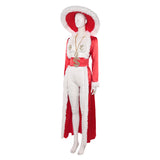 Déguisement Adulte Tenue de Stage Costume Rouge et Blanc pour Halloween