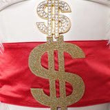 Déguisement Adulte Tenue de Stage Costume Rouge et Blanc pour Halloween