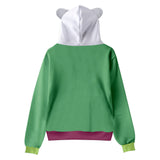 Déguisement Adulte The Apothecary Diaries Maomao Sweat-shirt Vert à Capuche Costume d'Halloween