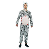 Déguisement Adulte Vache Laitière Costume Drôle pour Halloween Carnaval