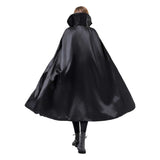 Déguisement Adulte Vampire Pirate Noble Cape Noir Costume d'Halloween