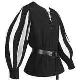 Déguisement Adulte Vintage Médiéval Chemise+Ceinture Halloween Carnaval