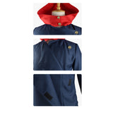 Déguisement Anime JJK Yuji Itadori Tenue de Sweat-shrit Costume Bleu et Rouge