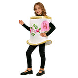 Déguisement Blanc en Forme de Tasse à Thé Enfant pour Halloween