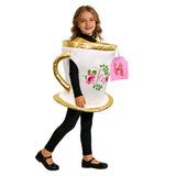 Déguisement Blanc en Forme de Tasse à Thé Enfant pour Halloween