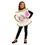Déguisement Blanc en Forme de Tasse à Thé Enfant pour Halloween