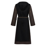 Déguisement Cape à Capuche Rétro Noire Homme pour Halloween