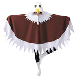 Déguisement Cape de Fête sur Le Thème de L'Aigle à Tête Blanche Adulte