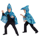 Déguisement Cape de Ptérosaure Jurassique Bleue Adulte & Enfant pour Halloween